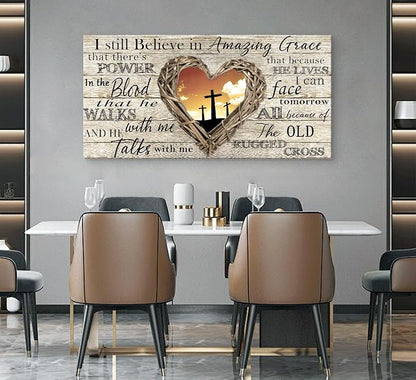 Cao Gen Decor Art A63550 Amazing Grace Wall Art Decor Canvas Print Picture - Image 6