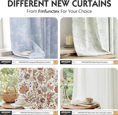 FMFUNCTEX 100% Brown Blackout Curtains - Image 8