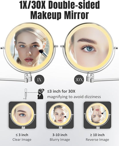 Wall Mounted Makeup Mirror - Image 2