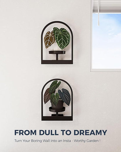 Bamworld Plant Stand Indoor, Plant Hanger Wall Planters - Image 4