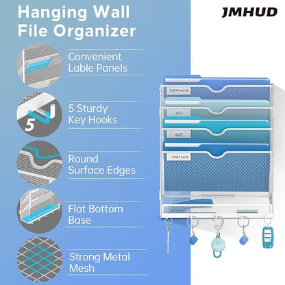 5 Tier Wall File Organizer - Image 5