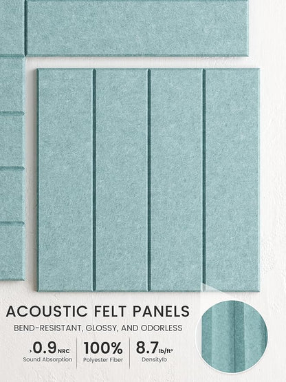 Bumusty Large Cork Board Alternative-48 x 36" Felt Bulletin Board Tiles - Image 3