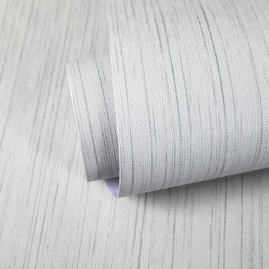 Beige Grey Grasscloth Wallpaper Peel and Stick 15.74" X 472.44" Removable by MANONIRIA