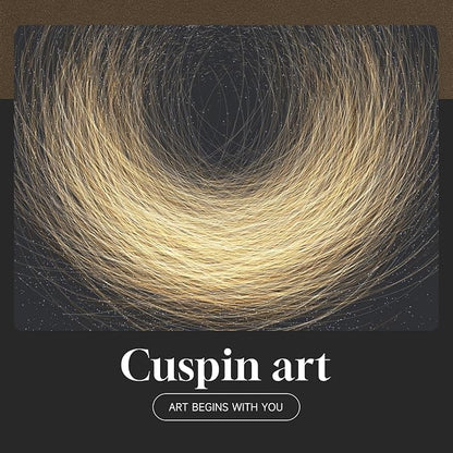 Large Framed Black and Gold Modern Luxury Abstract Wall Art - Image 7