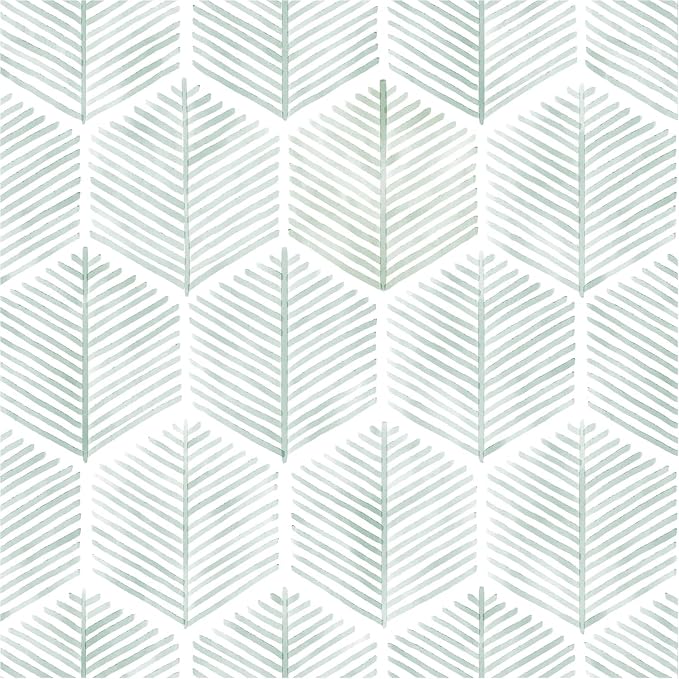 Modern Peel and Stick Wallpaper 17.3''×591'' Geometric Wallpaper Boho Contact by OSECAGE