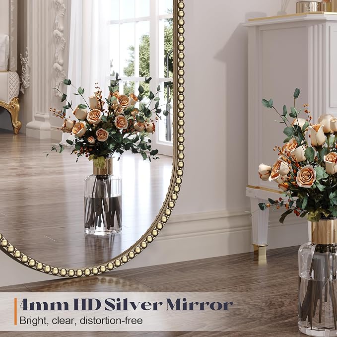 Champagne Bronze Bathroom Mirror - Image 4