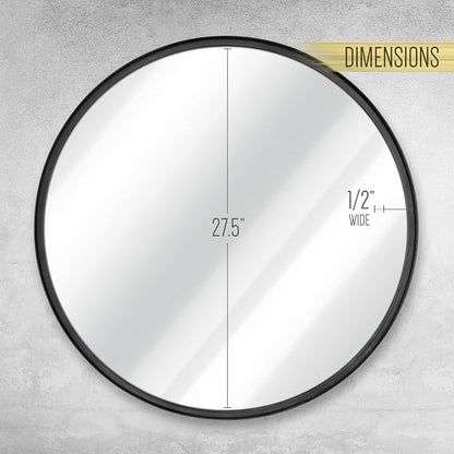 HBCY Creations Large Round Mirror, Living Room and More, Modern Minimalist - Image 7