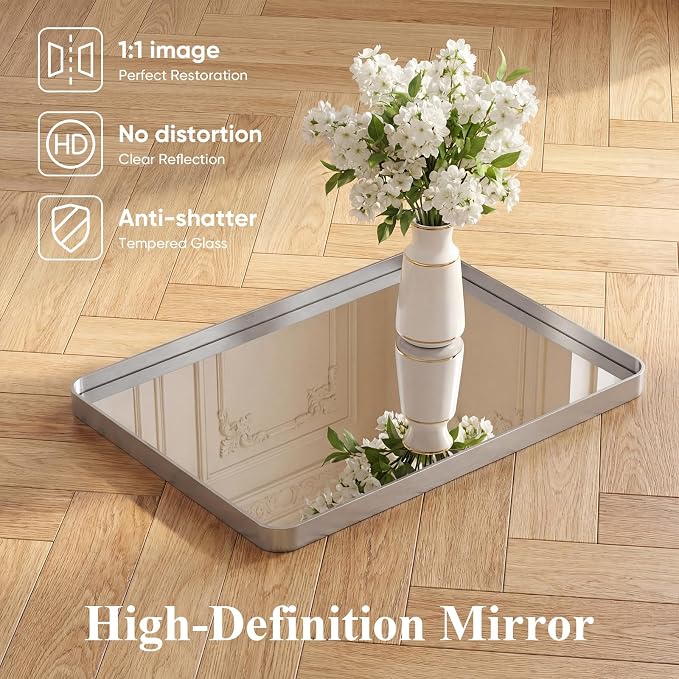 NEWBULIG 36X40 Inch Bathroom Mirror - Image 3