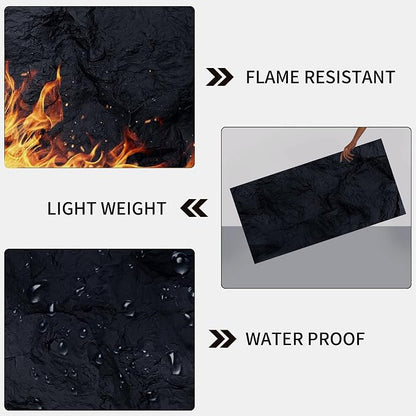 3D Faux Stone Wall Panels, Lightweight & Waterproof Accent Marble Rock Skin - Image 3