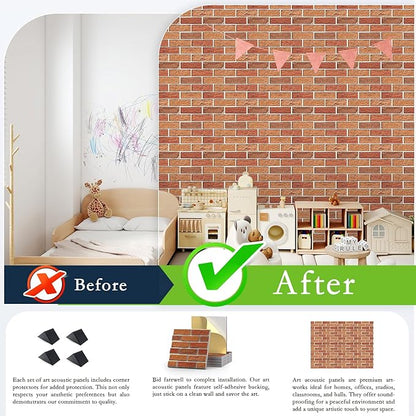24Pack Acoustic Panels, High Density Soundproof Wall Panels, Sound Absorbing - Image 5