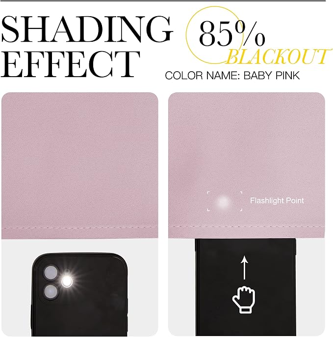 NICETOWN Blackout Curtains for Living Curtains, Room Darkening Draperies Window - Image 5