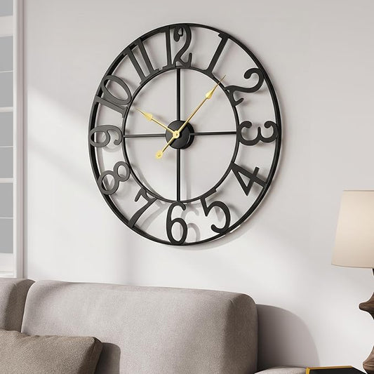 Cuspin Large Wall Clock, 20 Inch Wall Clocks - Image 2