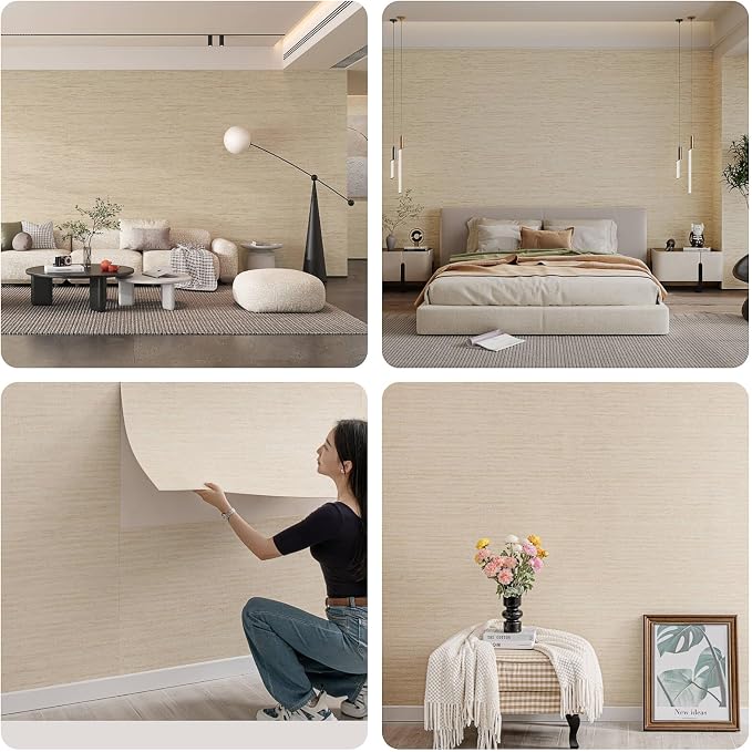 3D Wall Panels Peel and Stick – 2pc X 23.82"x110" PVC Faux Travertine Texture - Image 4