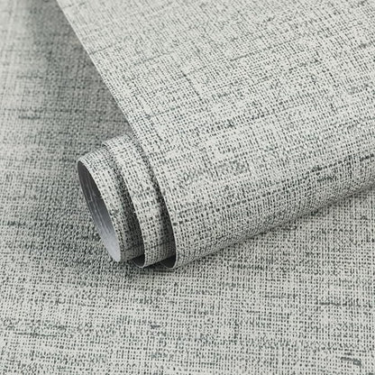 Gray Wallpaper Peel and Stick 15.75x196.85inch Contact Paper Grasscloth by MANONIRIA
