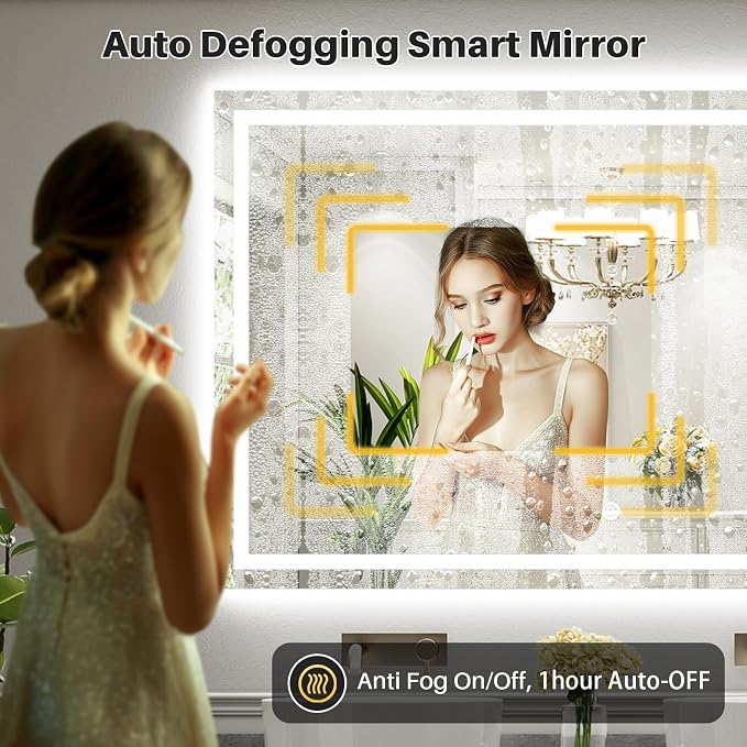 Briivue 96x36 Inch LED Bathroom Mirror - Image 5
