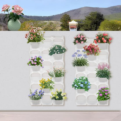 Vertical Wall Planter with 36 Pots, Hanging Garden Plant Flowerpot Holder - Image 6