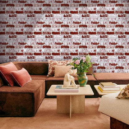COMSTICKC 3D Faux Brick Wall Panels Peel and Stick, Not Real Brick, Small Size - Image 2