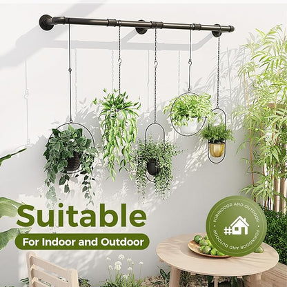 Bamworld Window Plant Hanger Indoor 63in Hanging Planters - Image 7