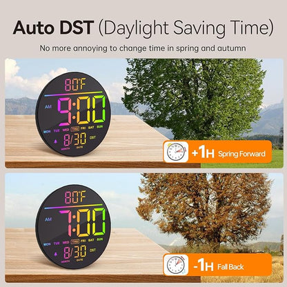 JALL 10" Large Digital Wall Clock - Image 3