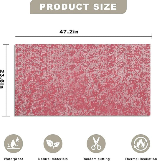 3D Wall Panels - 4PCS 47.2"x23.6" Faux Stone Wall Covering - MCM Modified Clay - Image 2