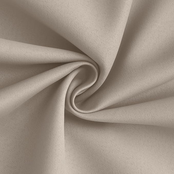 Yakamok 100% Blackout Curtain Panels 96 inches Cold and Light Blocking Drapes - Image 3