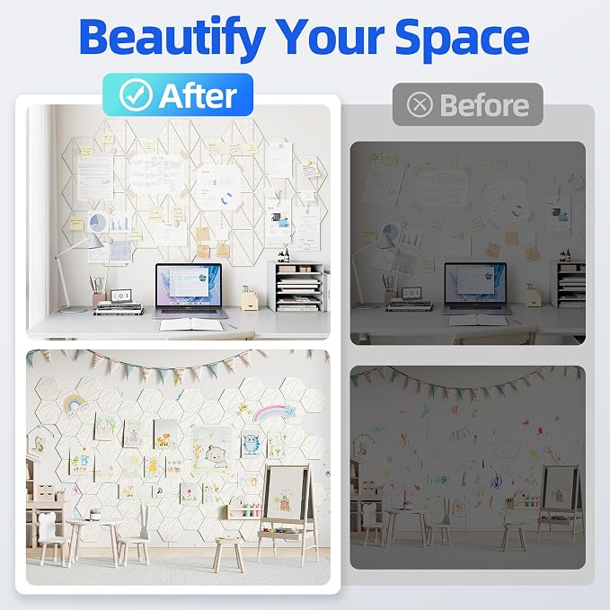 20 Pack Hexagon Acoustic Panels - Image 7