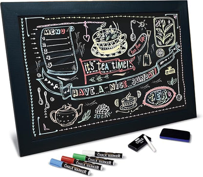 Magnetic Wall Chalkboard, Extra Large Size 20" x 30", Wood Frame, Chalkboard - Image 7