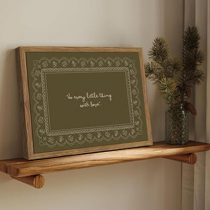 Framed Vintage Inspirational Wall Art, Do Every Little Thing - Image 2