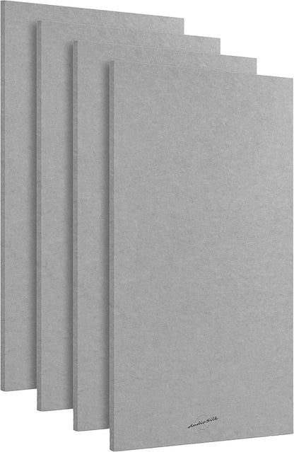 Acoustic Panels, 4 Pack ROOM KIT, Mid Grey by AudioSilk
