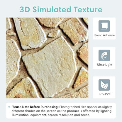 Commomy Peel and Stick Stone Wall Panels - Image 4