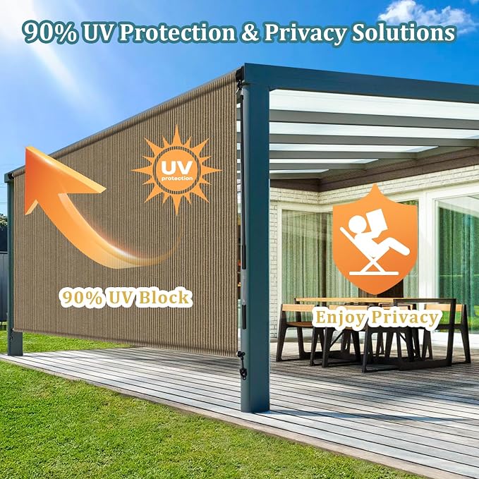 Shade&Beyond Outdoor Roller Shades - Image 2
