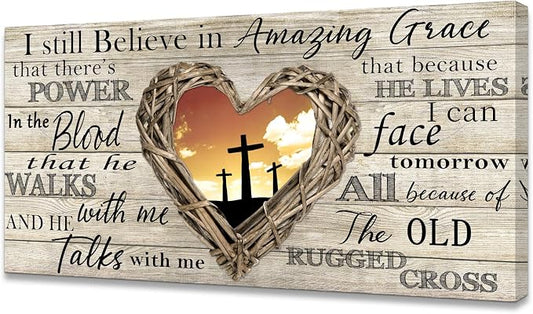 Cao Gen Decor Art A63550 Amazing Grace Wall Art Decor Canvas Print Picture by Cao+Gen+Decor+Art