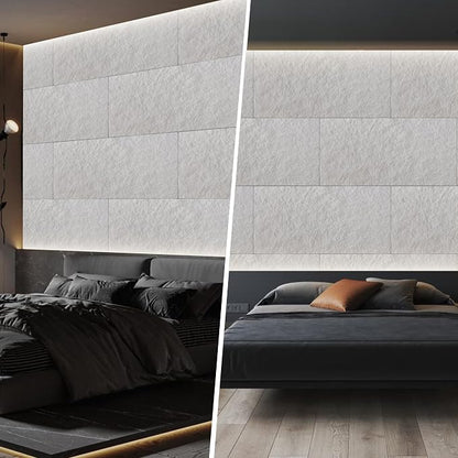 KASARO PU 3D Faux Stone Wall Panels, Cement Texture Accent - Image 8