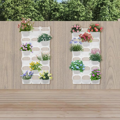 Vertical Wall Planter with 36 Pots, Hanging Garden Plant Flowerpot Holder - Image 7