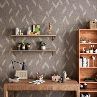 BOMENG Herringbone Peel & Stick Wallpaper - Image 5