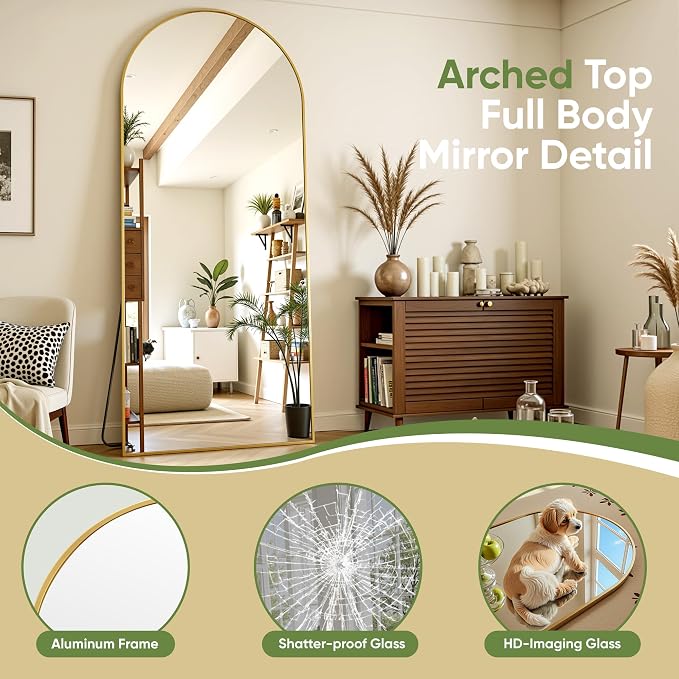 Full Length Mirror, Oversized Floor Mirrors, Leaning Free Standing Mirrors - Image 6