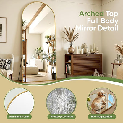 Full Length Mirror, Oversized Floor Mirrors, Leaning Free Standing Mirrors - Image 5