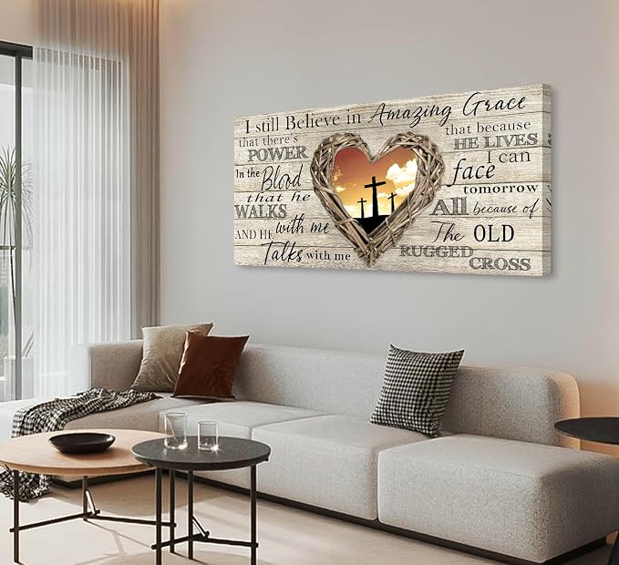 Cao Gen Decor Art A63575 Amazing Grace Wall Art Decor Canvas Print Picture - Image 4