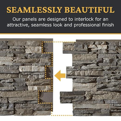 AZ Faux High-Density Polyurethane Faux Stone Wall Covering Panels - Image 7