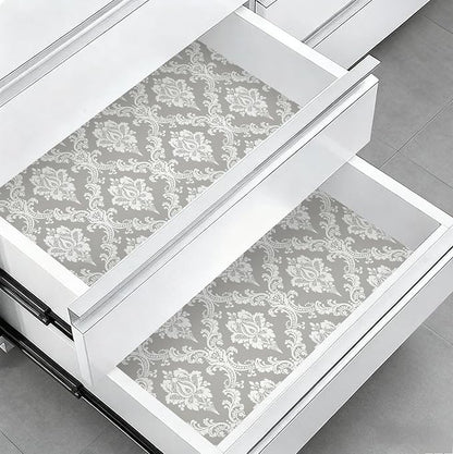 Peel and Stick Wallpaper Grey and White Contact Paper - Image 8