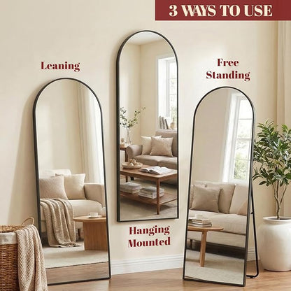 Suidia 65"x22" Arched Full Length Mirror - Image 8