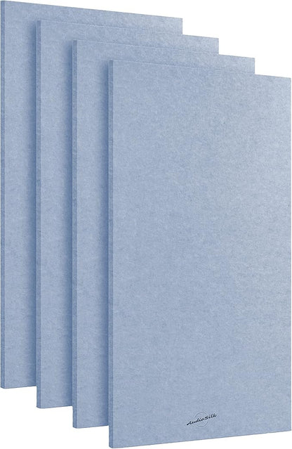 Acoustic Panels, 4 Pack ROOM KIT, Pale Blue by AudioSilk