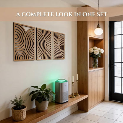 qmmp Modern Wooden Wall Sculptures - Image 3