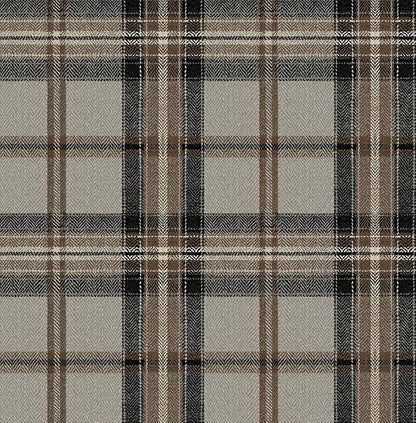 NextWall Harry & Grace Herringbone Plaid Premium Matte Non-Woven Peel and Stick by NextWall