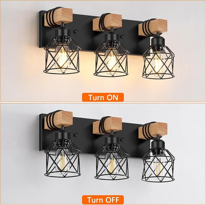 FadimiKoo 3-Light Farmhouse Vanity Light - Image 4