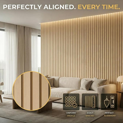 From Plain to Beautiful in Hours WPC Exterior Wall Slat Panels Waterproof - Image 4