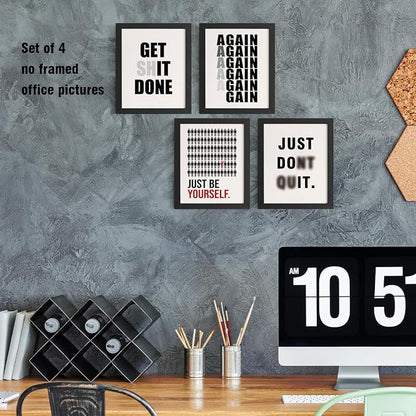 DSHFG Motivational Office Wall Art Prints Set of 4, Office Artwork Wall Decor - Image 5