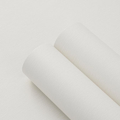 Haimin Fabric Wallpaper Textured Contact Paper White Peel and Stick Faux Linen - Image 9