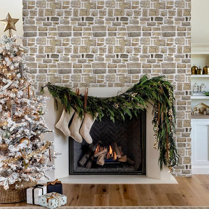 Commomy 10 Pcs 3D Stone Wall Panels Peel and Stick - Image 6