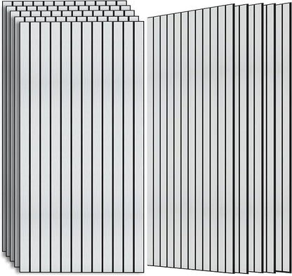 Wood Veneer Sound Panels, 10 Pack 47.2”x23.6” Wall Panels, Decorative Acoustic by AUTORIFIC